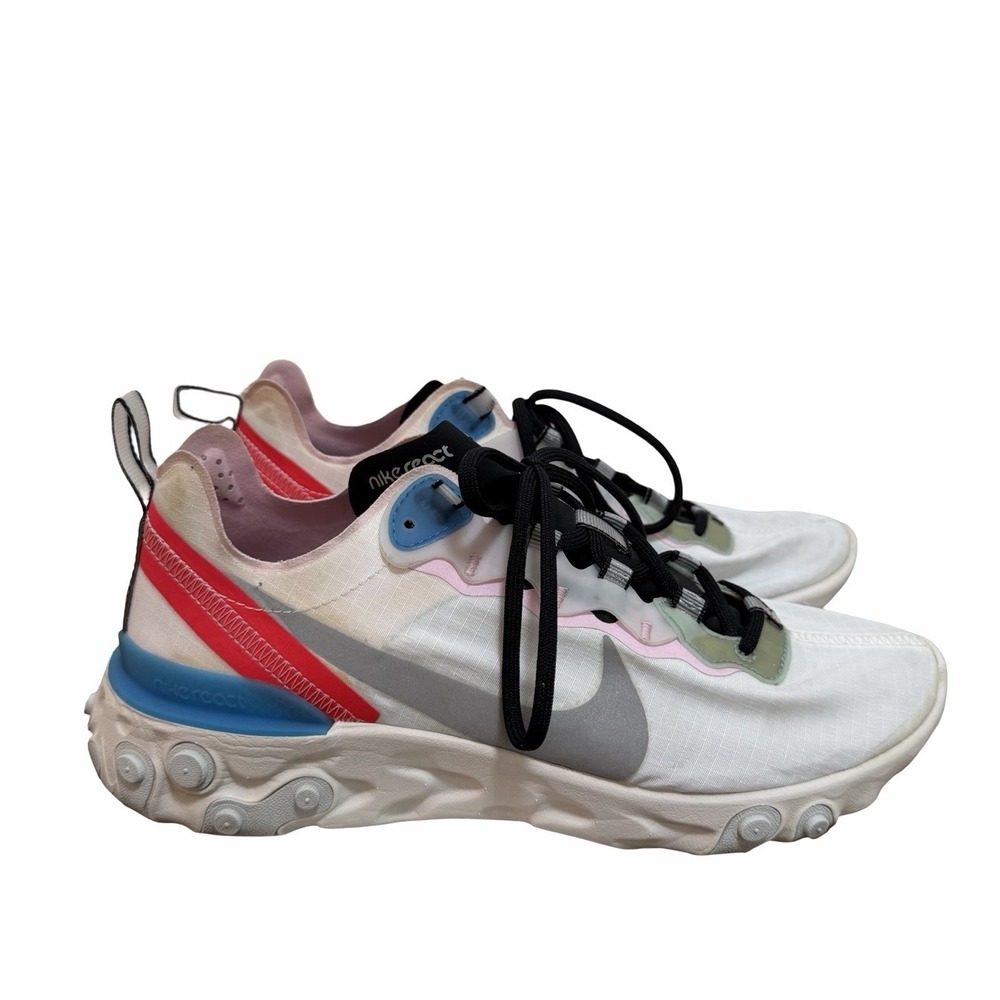 Nike‎ React Element 55 Top Of The Class Running Shoe Womens US 9 Blue Hero Gym
